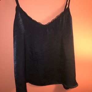 Navy blue lacey cami from Hollister